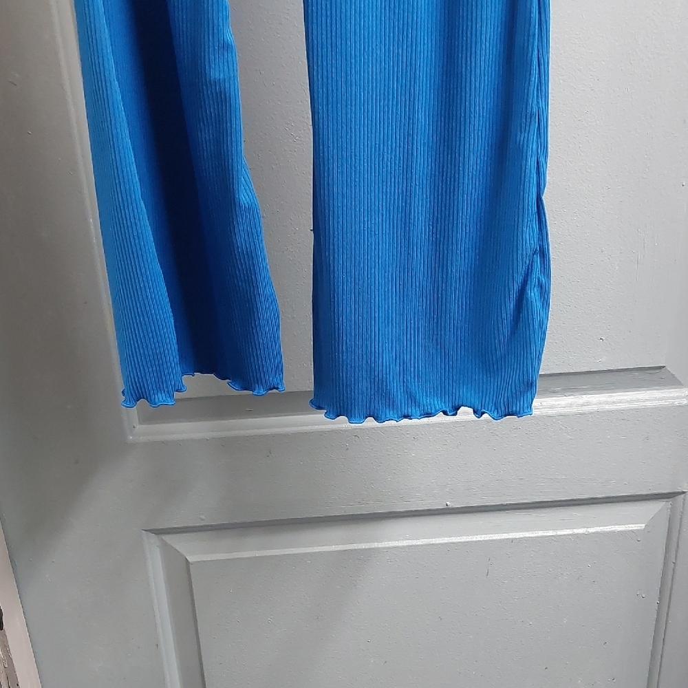 No Boundaries Ribbed Blue Top - Picture 6 of 15